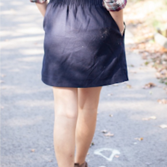 JCrew Mercantile black Size 6 sidewalk skirt - Picture 2 of 5